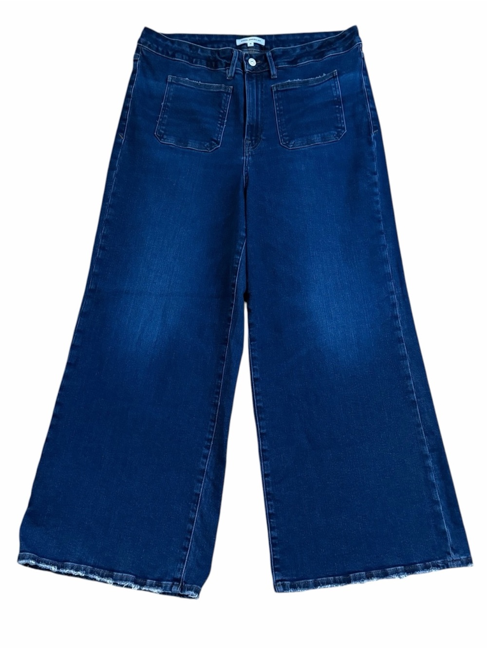 Good American High Rise Soft Tech Good Petite Palazzo Wide Leg Jeans 18 Petite